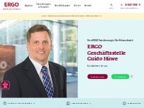 Website Screenshot ERGO Versicherung Guido Hüwe