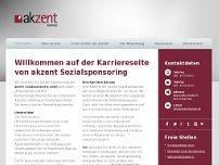 Screenshot for akzent-karriere.de