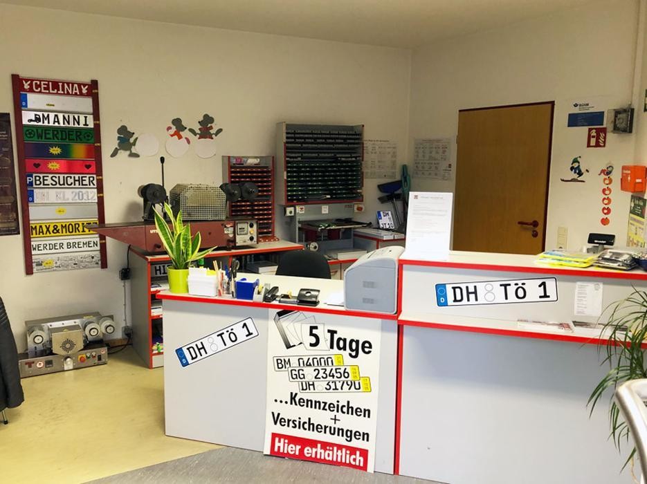 Bilder Autoschilder & Zulassungen Tönjes Stuhr