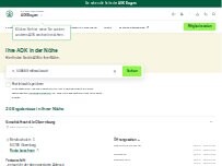 Website Screenshot AOK Bayern Geschäftsstelle Obernburg