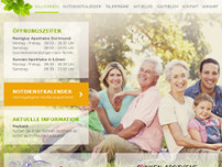 Sonnen Apotheke website screenshot