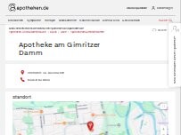 Website Screenshot Apotheke am Gimritzer Damm