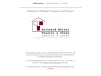 Reinhard Müller Fenster + Türen website screenshot