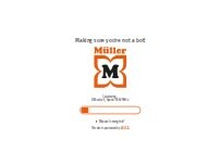 Website Screenshot Müller