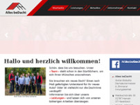 Screenshot for https://allesbedacht.com