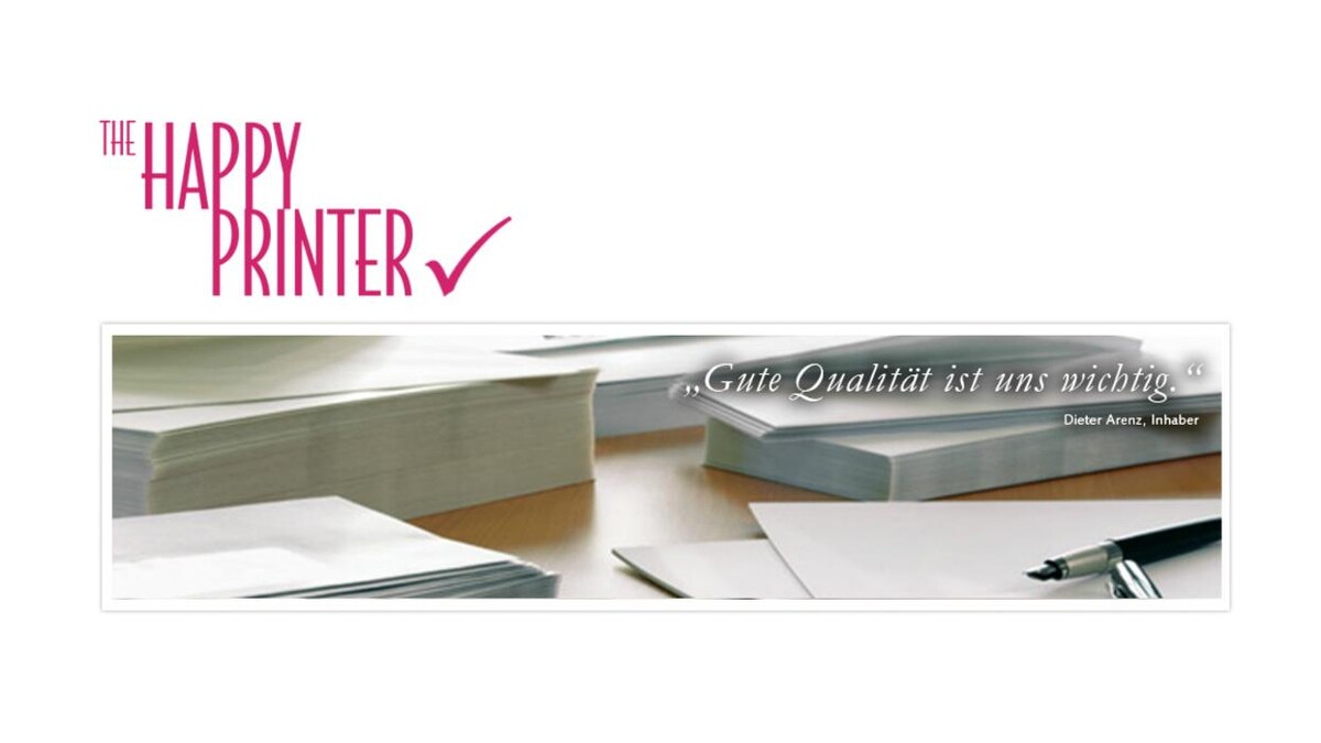 Bilder the happy printer Bonn Druckerei Dieter Arenz, e.K.