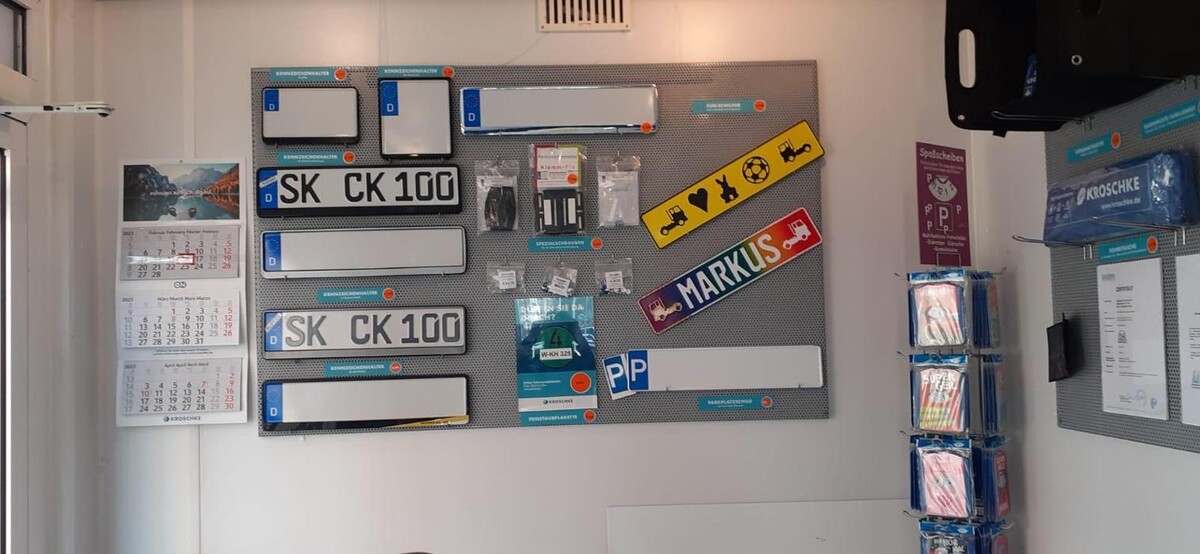 Bilder Kroschke Kfz Zulassungen und Kennzeichen