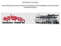 Screenshot for www.dachdecker-herdorf.de