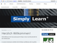 Simply Learn e.K. - Akademie für Arbeitssicherheit website screenshot