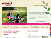 Organix Biomarkt GmbH website screenshot
