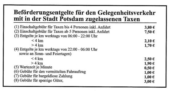 Bilder Taxibetrieb Oliver Frenzel