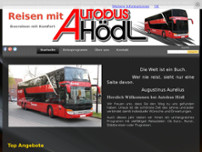 Autobus Hoedl GmbH & Co. Betriebs KG website screenshot