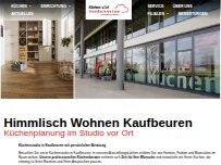 Website Screenshot Küchenwelt Himmlisch Wohnen