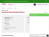 Website Screenshot Kaufland Blankenfelde-Mahlow