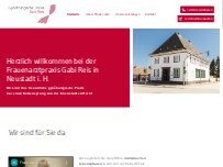 Website Screenshot Gabi Reis Fachärztin für Gynäkologie und Geburtshilfe