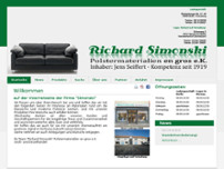 Screenshot for http://www.polstermaterialien-simonski.de