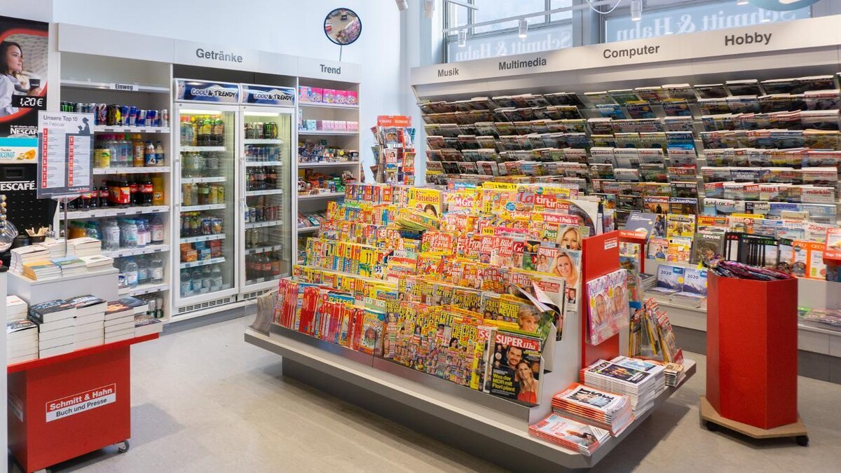 Bilder Schmitt & Hahn Buch und Presse im Bahnhof Gemünden