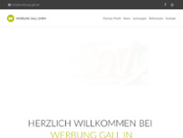 Werbung Gall GmbH website screenshot