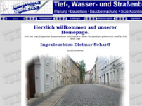 Ingenieurbüro Dietmar Scharff website screenshot