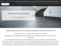 GIG Göge Immobilien GmbH website screenshot