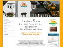 Screenshot for www.landhaus-sonne.de