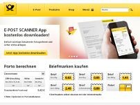 Screenshot for www.deutschepost.de