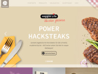 Screenshot for http://www.veggielife.de