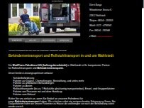 Website Screenshot MediTrans-Fahrdienst UG (haftungsbeschränkt)
