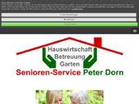 Senioren-Service Peter Dorn website screenshot