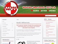 Screenshot for www.maifeldersv.de