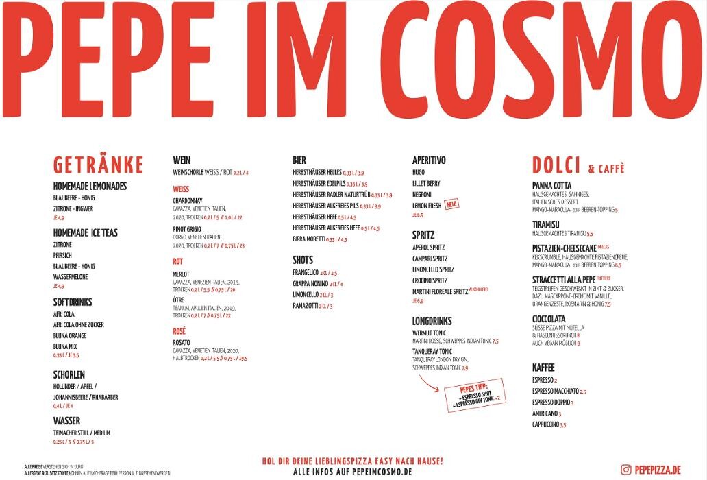 Bilder PEPE im Cosmo | neapolitan pizza & food & drinks
