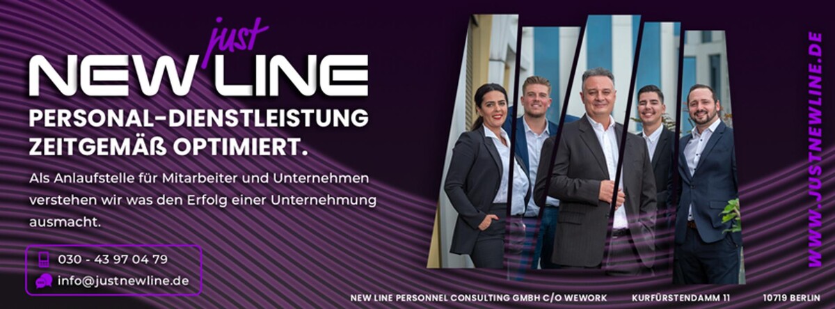 Bilder just NEW LINE - NEW LINE Personnel Consulting GmbH