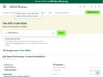 Website Screenshot AOK Baden-Württemberg - KundenCenter Meßkirch