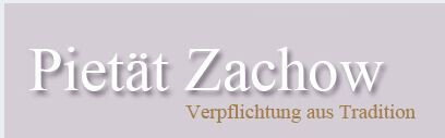 Bestattungsinstitut Pietät Zachow Logo