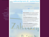 Dr. med. dent. Georg Vankerkom website screenshot