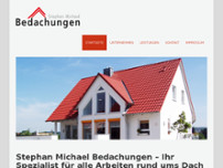 Stephan Michael Bedachungen website screenshot