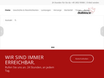 Bestattungshaus Rudi Dohmen e.K. Inhaber Stefanie Dohmen website screenshot