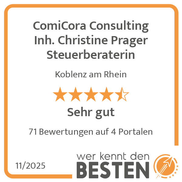 Bilder ComiCora Consulting Inh. Christine Prager Steuerberaterin