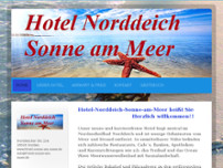 Hotel Norddeich Sonne am Meer website screenshot