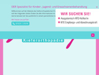Fachzahnarzt für Kieferorthopädie Dr. Daniel Ladanyi website screenshot