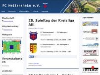 Screenshot for www.fc-heitersheim.de