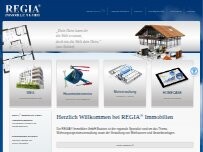 Website Screenshot REGIA Immobilien GmbH
