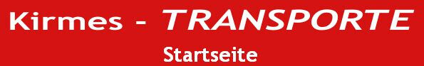 Kirmes - TRANSPORTE Inh. Michael Kirmes Logo