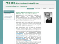 Screenshot for http://www.geofoerster.de