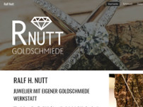 Goldschmiede und Juwelier Ralf H.Nutt website screenshot