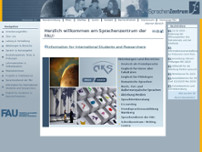 Friedrich-Alexander-Universität website screenshot