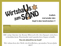 Wirtshaus zum Sand website screenshot