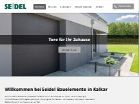 Website Screenshot Seidel Fachhandel für Türen, Tore und Zargen