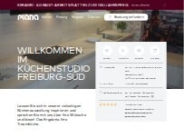 Website Screenshot PLANA Küchenstudio Freiburg-Süd