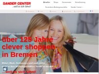 Website Screenshot Sander Center GmbH